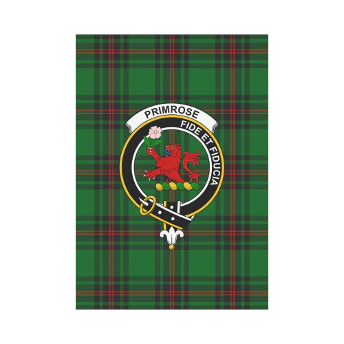 Clan Primrose Tartan Crest Garden Flag YG35 Clan Primrose Tartan Today   