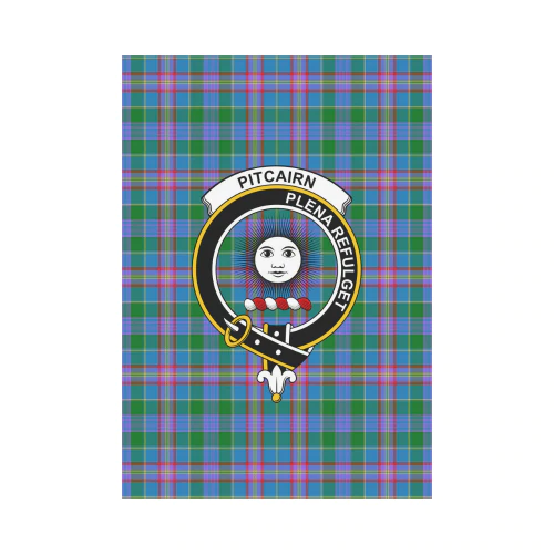 Clan Pitcairn Hunting Tartan Crest Garden Flag JH35 Clan Pitcairn Tartan Today   