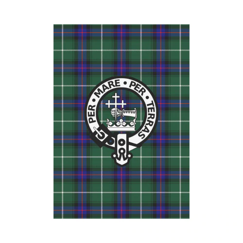 Clan MacDonald Of The Isles Tartan Crest Garden Flag