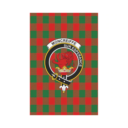 Clan Moncrieffe Tartan Crest Garden Flag MD13 Clan Moncreiffe Tartan Today   