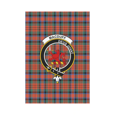 Clan MacDuff Ancient Tartan Crest Garden Flag