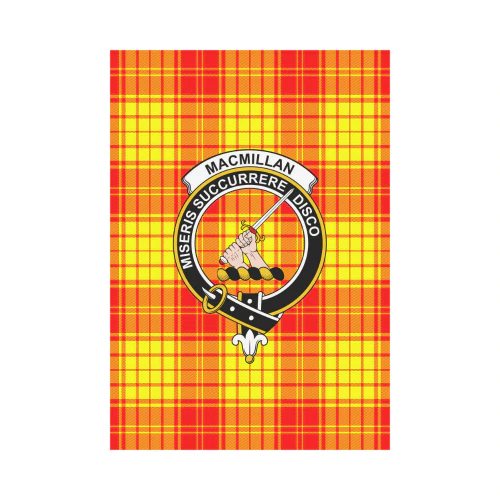 Clan MacMillan Tartan Crest Garden Flag PX79 Clan MacMillan Tartan Today   