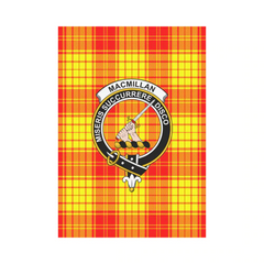 Clan MacMillan Tartan Crest Garden Flag PX79 Clan MacMillan Tartan Today   