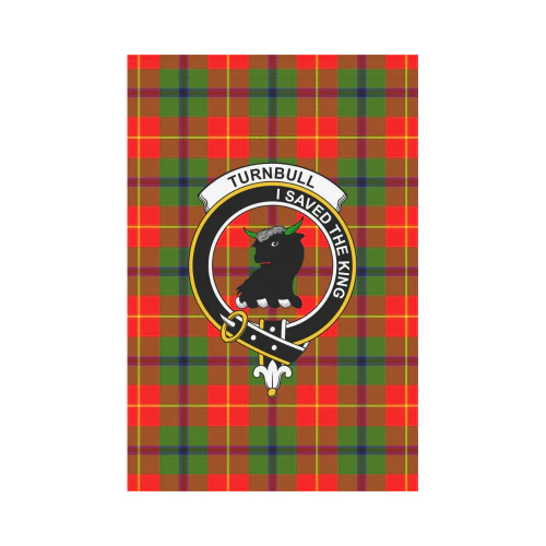 Clan Turnbull Tartan Crest Garden Flag BL50 Clan Turnbull Tartan Today   