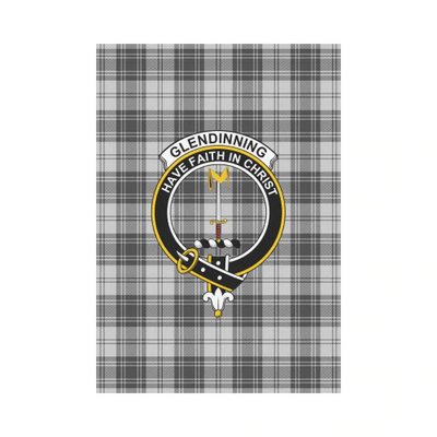 Clan Glendinning Tartan Crest Garden Flag