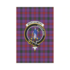 Clan Montgomery Modern Tartan Crest Garden Flag LX57 Clan Montgomery Tartan Today   