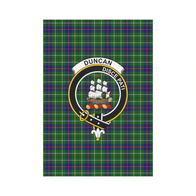 Clan Duncan Tartan Crest Garden Flag BA11