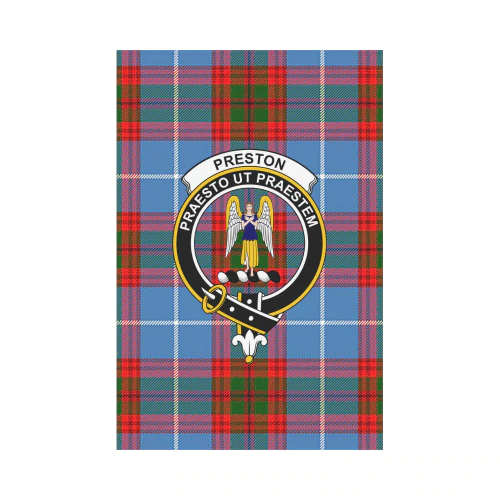 Clan Preston Tartan Crest Garden Flag RM14 Clan Preston Tartan Today   