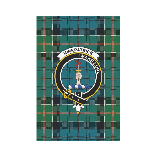 Clan Kirkpatrick Tartan Crest Garden Flag NN76 Clan Kirk Tartan Today   