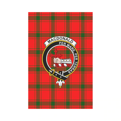 Clan MacDonald Of Sleat Tartan Crest Garden Flag UE75
