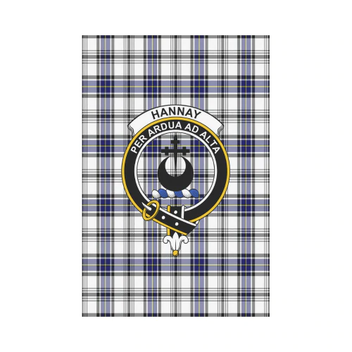 Clan Hannay Tartan Crest Garden Flag PG86 Clan Hannay Tartan Today   