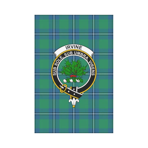Clan Irvine Ancient Tartan Crest Garden Flag PV93 Clan Irvine Tartan Today   