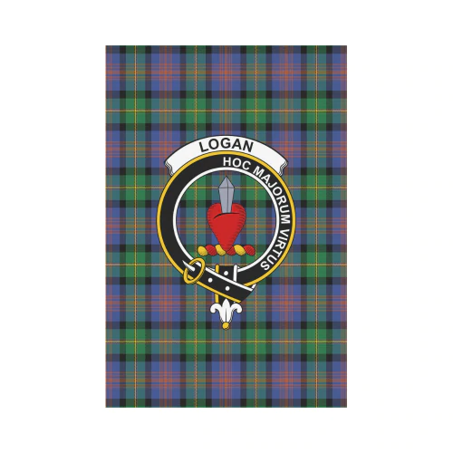 Clan Logan Ancient Tartan Crest Garden Flag JD62 Clan Logan Tartan Today   