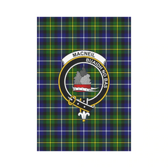 Clan MacNeil Of Barra Tartan Crest Garden Flag VC47 Clan MacNeil / MacNeill Tartan Today   