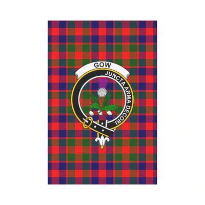 Clan Gow Of Skeoch Tartan Crest Garden Flag BG97