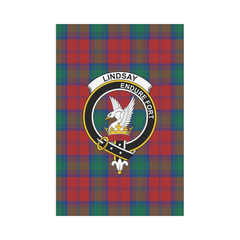 Clan Lindsay Modern Tartan Crest Garden Flag NO40 Clan Lindsay Tartan Today   