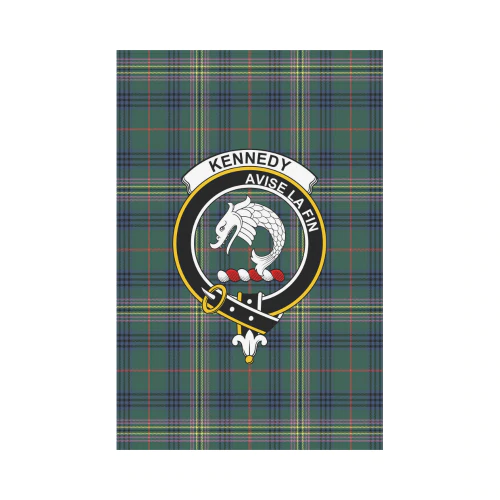 Clan Kennedy Modern Tartan Crest Garden Flag RI36 Clan Kennedy Tartan Today   