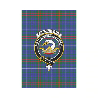 Clan Edmonstone Tartan Crest Garden Flag