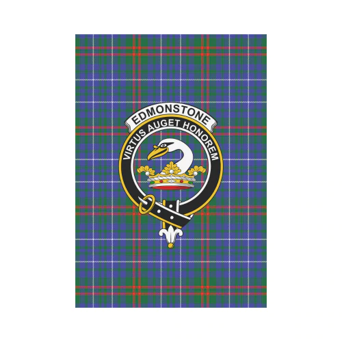 Clan Edmonstone Tartan Crest Garden Flag HL56 Clan Edmonstone Tartan Today   