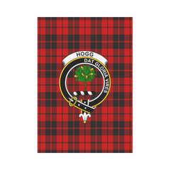 Clan Hog Tartan Crest Garden Flag WA73 Clan Garden Tartan Today   