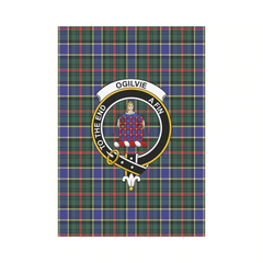 Clan Ogilvie Hunting Modern Tartan Crest Garden Flag GG92 Clan Ogilvie Tartan Today   