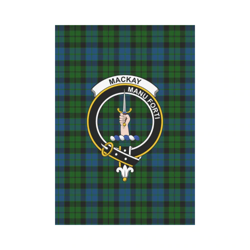 Clan MacKay Modern Tartan Crest Garden Flag JL59 Clan MacKay Tartan Today   