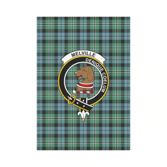 Clan Melville Tartan Crest Garden Flag XU86 Clan Melville Tartan Today   