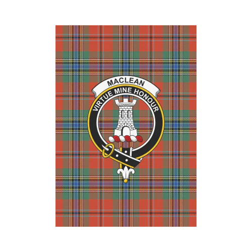 Clan MacLean Of Duart Ancient Tartan Crest Garden Flag MU38 Clan Garden Tartan Today   