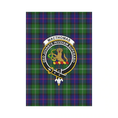 Clan MacThomas Modern Tartan Crest Garden Flag FM37 Clan MacThomas Tartan Today   