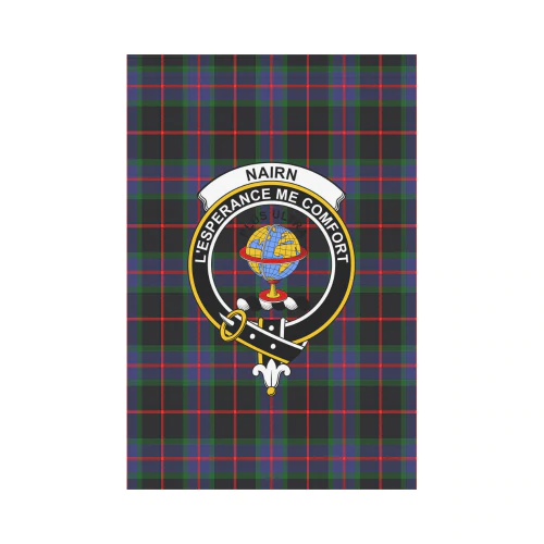 Clan Nairn Tartan Crest Garden Flag BY28 Clan Nairn Tartan Today   