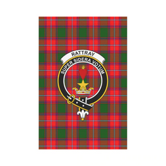 Clan Rattray Modern Tartan Crest Garden Flag KS34 Clan Rattray Tartan Today   