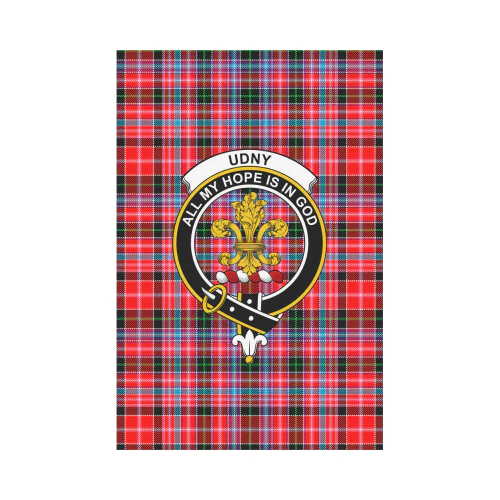 Clan Udny Tartan Crest Garden Flag AI91 Clan Udny Tartan Today   