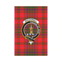 Clan MacDowall (Of Garthland) Tartan Crest Garden Flag VR67 Clan MacDowall Tartan Today   