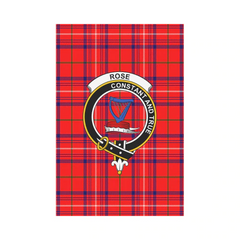 Clan Rose Tartan Crest Garden Flag GE91 Clan Rose Tartan Today   
