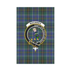 Clan MacInnes Modern Tartan Crest Garden Flag GH89 Clan MacInnes Tartan Today   