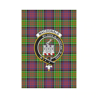 Clan MacDonald Of Ranald Tartan Crest Garden Flag ZP61