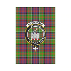 Clan MacDonald Of Ranald Tartan Crest Garden Flag ZP61 Clan MacDonald Tartan Today   
