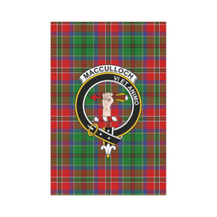 Clan MacCulloch Tartan Crest Garden Flag FA59 Clan Garden Tartan Today   