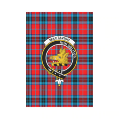 Clan MacTavish Modern Tartan Crest Garden Flag FH63 Clan MacTavish Tartan Today   
