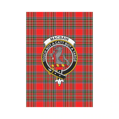 Clan MacBain Tartan Crest Garden Flag WM40 Clan MacBain Tartan Today   