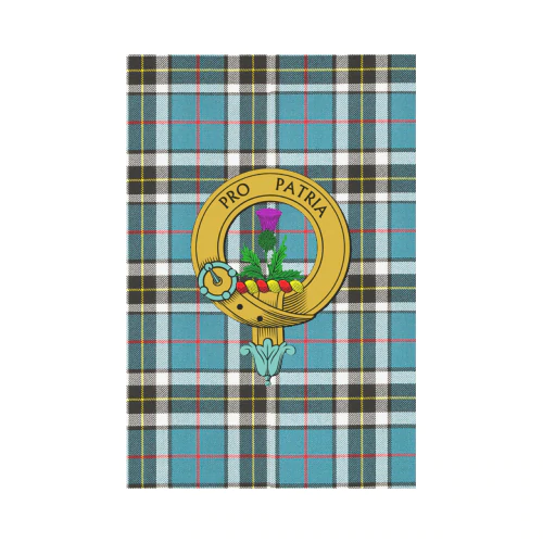 Clan Thomson Tartan Crest Garden Flag YQ68 Clan Thomson Tartan Today   