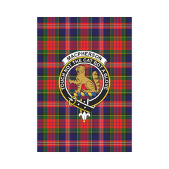Clan MacPherson Modern Tartan Crest Garden Flag BH50 Clan MacPherson Tartan Today   