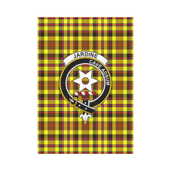 Clan Jardine Tartan Crest Garden Flag GT24 Clan Jardine Tartan Today   