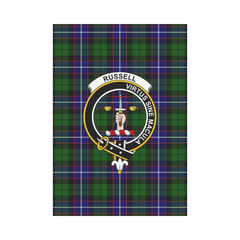 Clan Russell Tartan Crest Garden Flag YB86 Clan Russell Tartan Today   