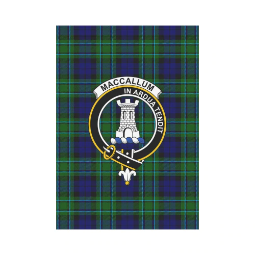 Clan MacCallum Modern Tartan Crest Garden Flag SZ82 Clan MacCallum Tartan Today   