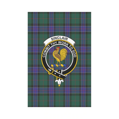Clan Sinclair Hunting Modern Tartan Crest Garden Flag GW77 Clan Sinclair Tartan Today   