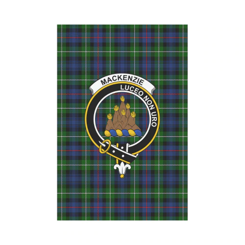 Clan MacKenzie Modern Tartan Crest Garden Flag PM23 Clan Garden Clan MacKenzie   