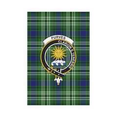 Clan Purves Tartan Crest Garden Flag LQ43 Clan Purves Tartan Today   