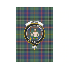 Clan Wood Tartan Crest Garden Flag AR85 Clan Wood Tartan Today   