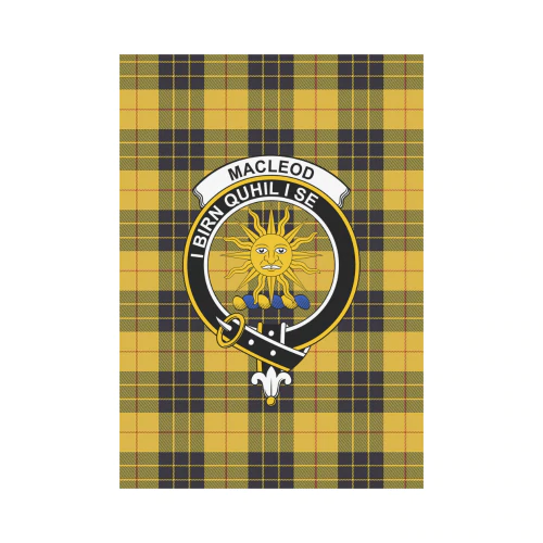 Clan MacLeod Of Lewis Ancient Tartan Crest Garden Flag RB40 Clan Garden Tartan Today   